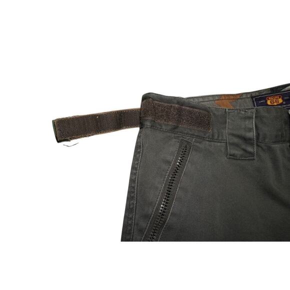 Vintage Route 66 Cargo Shorts Camo Waist Utility Y2K Style β Size 32 - Picture 6 of 10